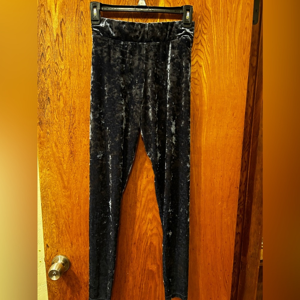TOPSHOP velvet leggings size US 6